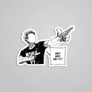Bokuto Hey Hey He Y Manga Style Anime Stickers