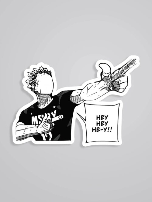 Bokuto Hey Hey He Y Manga Style Anime Stickers