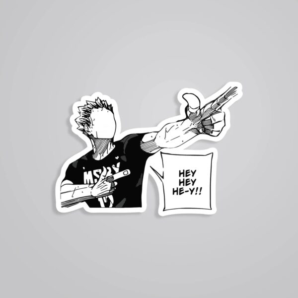 Bokuto Hey Hey He Y Manga Style Anime Stickers Bokuto Hey Hey He Y Manga Style Anime Stickers