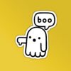 Boo Sticker