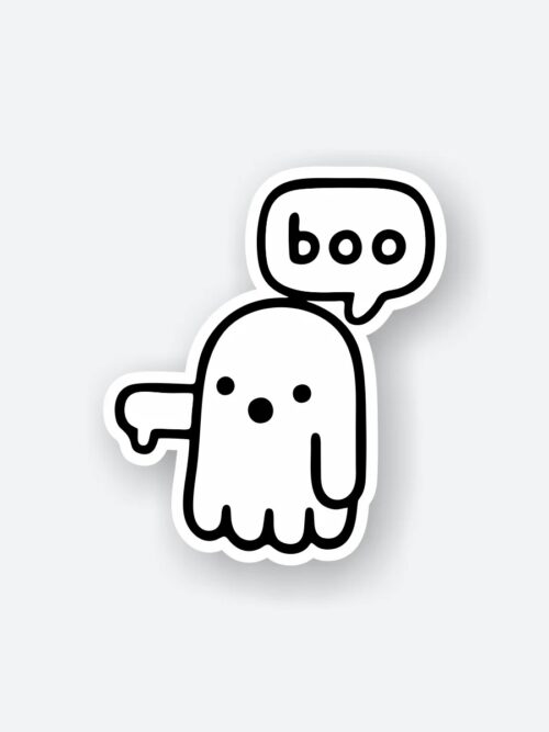 Boo Sticker