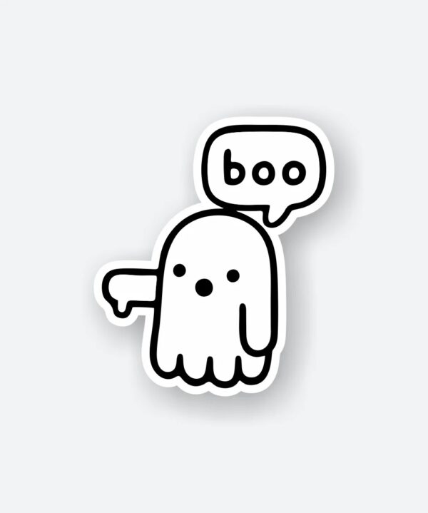 Boo Sticker
