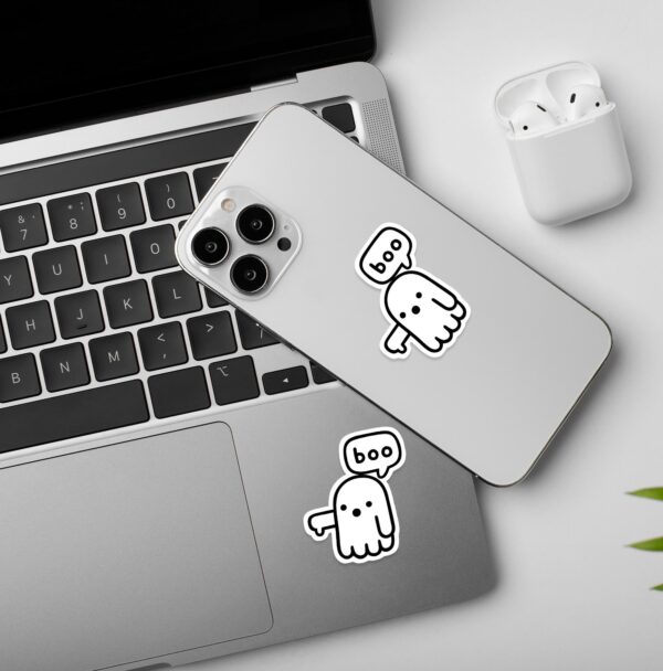 Boo Sticker