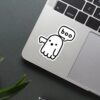 Boo Sticker