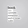 Book A Portable Transporter Used To Escape Reality Witty Stickers