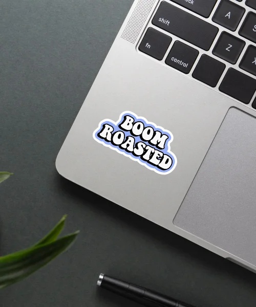 Boom Roasted Sticker Boom Roasted Sticker