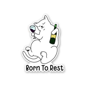 Born To Rest Sticker Born To Rest Sticker