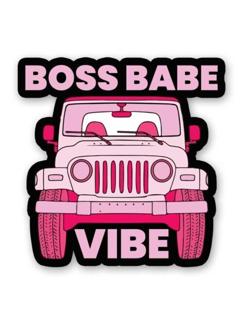 Boss Babe Vibe Sticker