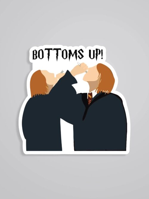 Bottoms Up George And Fred Movies Stickers