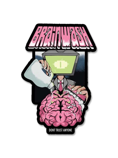 Brain Wash Sticker