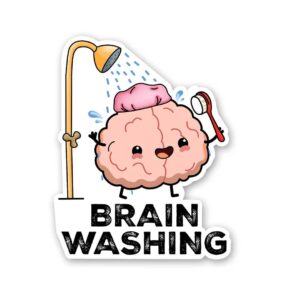 Brain Washing Sticker Brain Washing Sticker