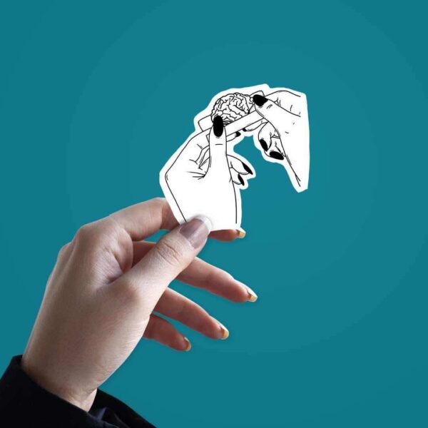 Brain Weed Sticker
