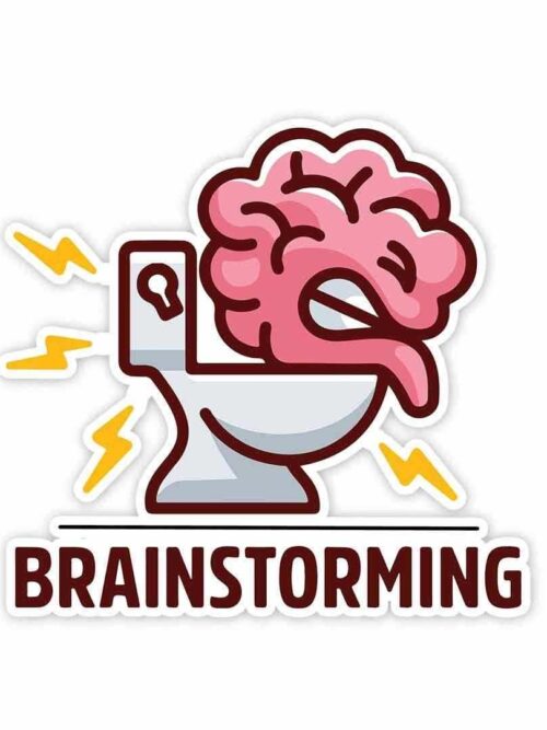 Brainstorming Sticker