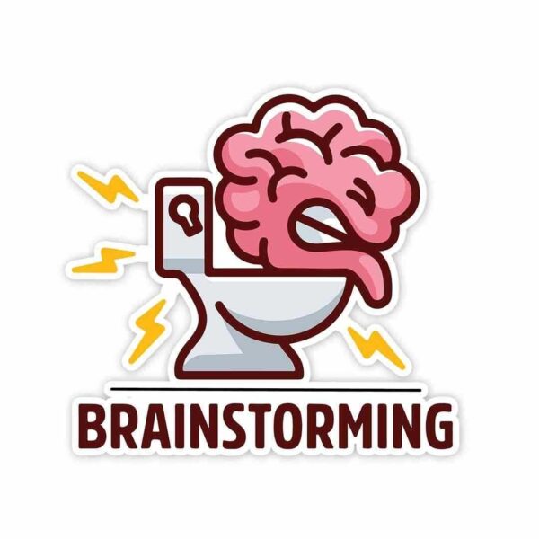 Brainstorming Sticker