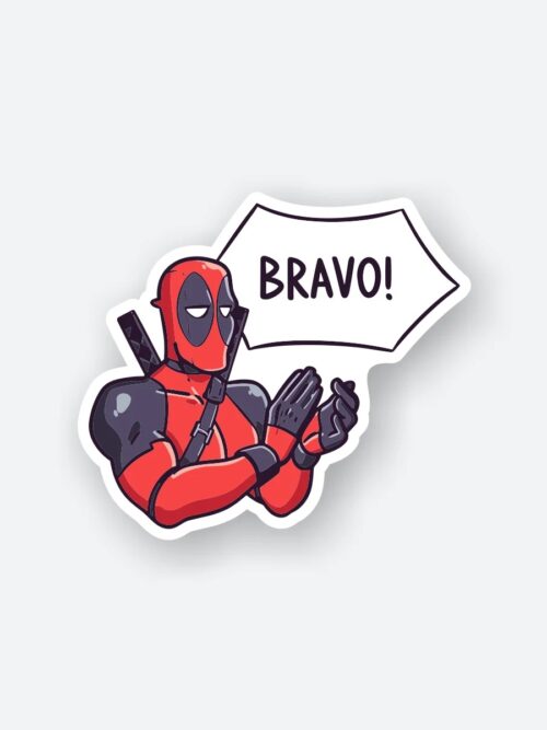 Bravo Deadpool Sticker