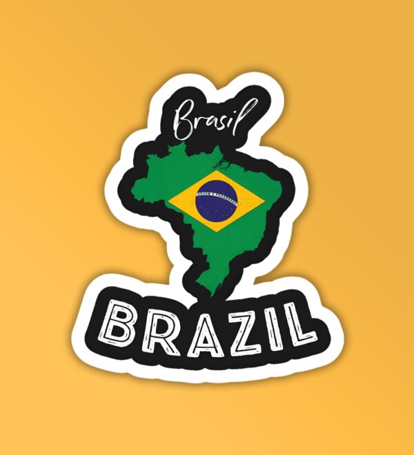 Brazil Football Sticker Brazil Football Sticker