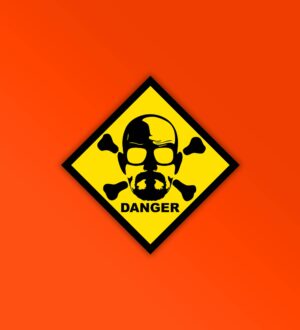 Breaking Bad Danger Laptop _ Mobile Sticker