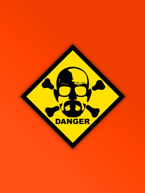 Breaking Bad Danger Laptop _ Mobile Sticker