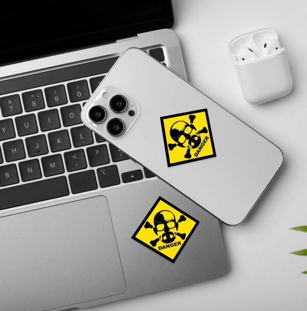 Breaking Bad Danger Laptop _ Mobile Sticker Breaking Bad Danger Laptop _ Mobile Sticker