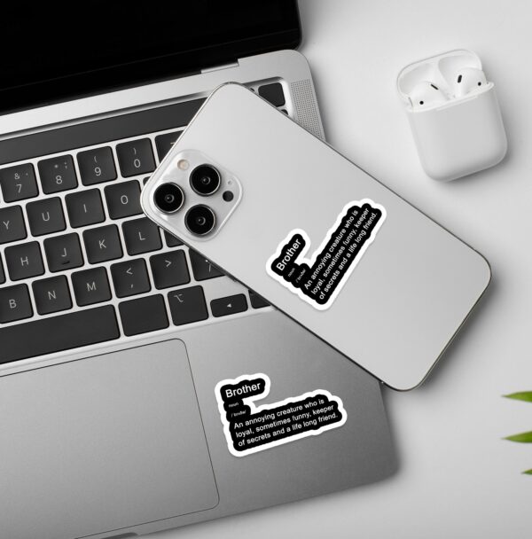 Brother Meaning _ Laptop Mobile Stickers Brother Meaning _ Laptop Mobile Stickers