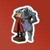 Brothers Of Steel Fullmetal Alchemist Laptop Mobile Stickers