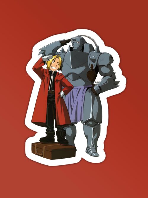 Brothers Of Steel Fullmetal Alchemist Laptop Mobile Stickers