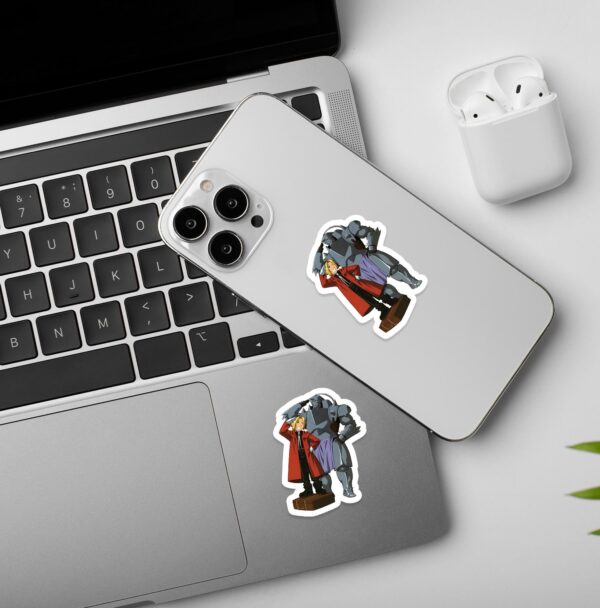 Brothers Of Steel Fullmetal Alchemist Laptop Mobile Stickers