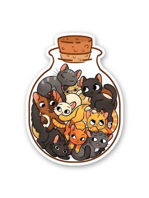 Bundle Of Cats Sticker