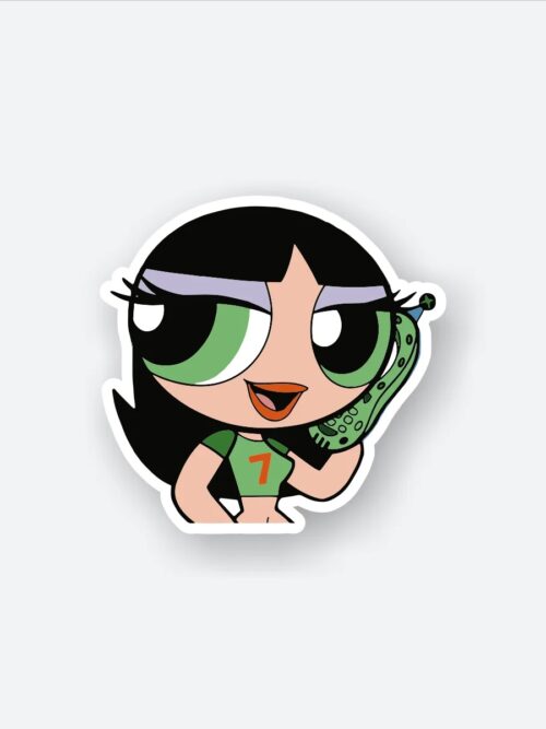 Buttercup Power Puff Girls Sticker