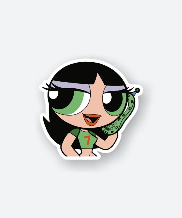 Buttercup Power Puff Girls Sticker