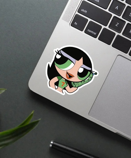 Buttercup Power Puff Girls Sticker