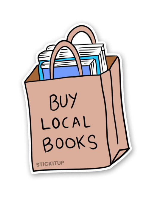 Buy Local Books Sticker