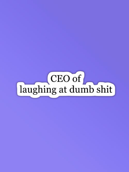 CEO Of Laughing At Dumb Shit