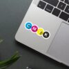 CMYK Logo Sticker