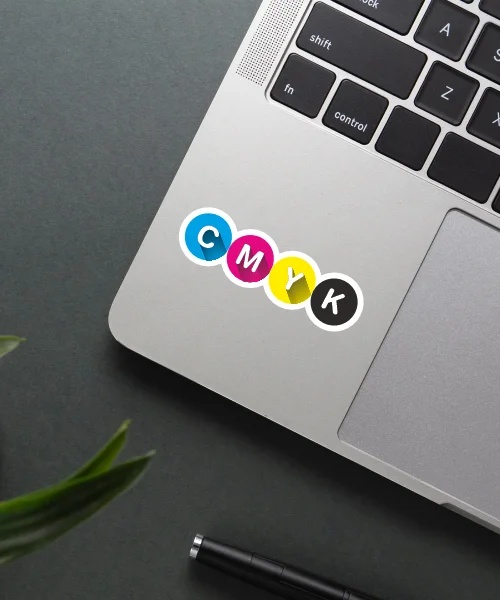 CMYK Logo Sticker
