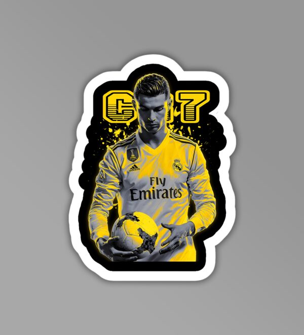 CR7 Football Sticker CR7 Football Sticker