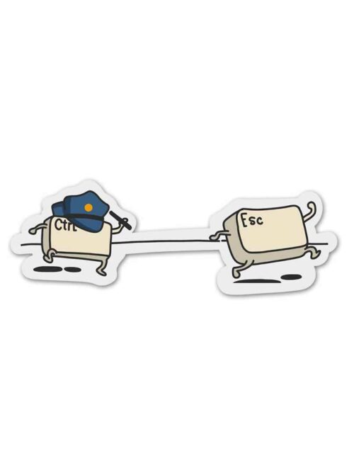 CTRL ESC Sticker