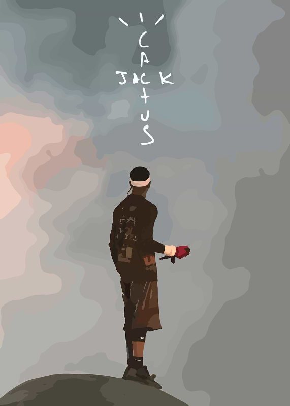 Cactus Jack Travis Scott Music Poster