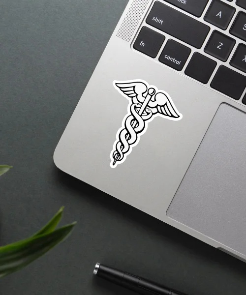 Caduceus Sticker