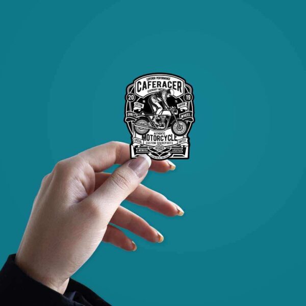 Cafe Racer Motorcycle Sticker
