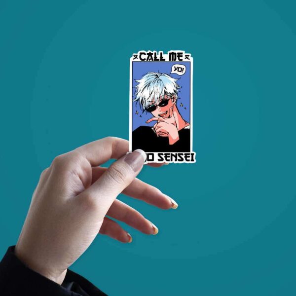 Call Me Gojo Sensei Sticker