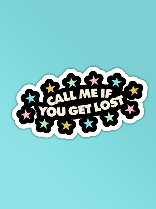 Call Me Sticker