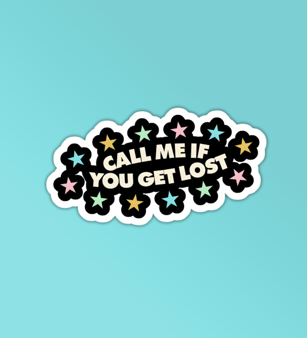 Call Me Sticker
