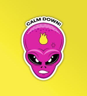Calm Down Sticker Calm Down Sticker