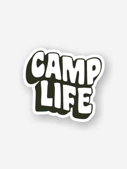 Camp Life Sticker