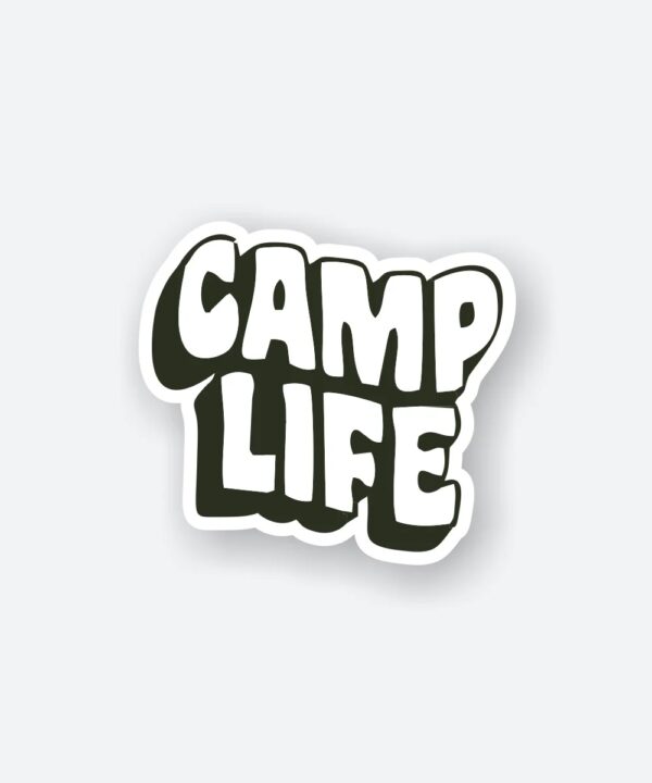 Camp Life Sticker