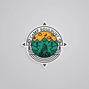 Camp Souldust Travels Stickers