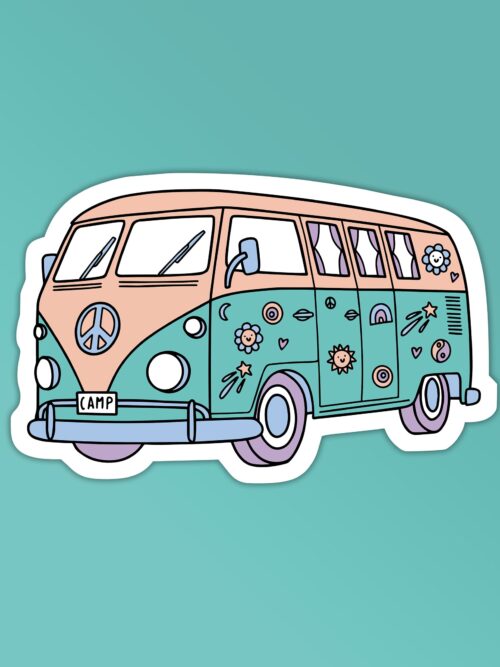 Camper Van Sticker