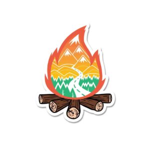 Campfire Sticker Campfire Sticker