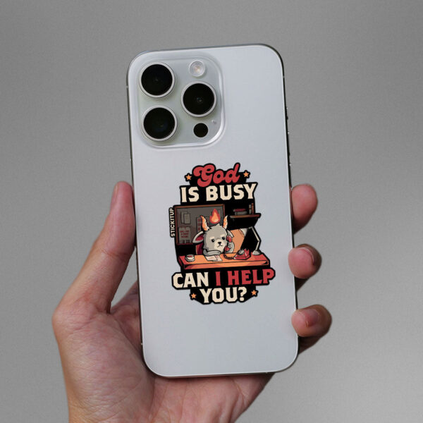 Can I Help You Sticker